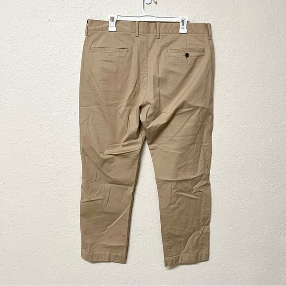J Crew Flex Straight Chino Pants Mens Khaki Size 36x30 - Picture 2 of 6